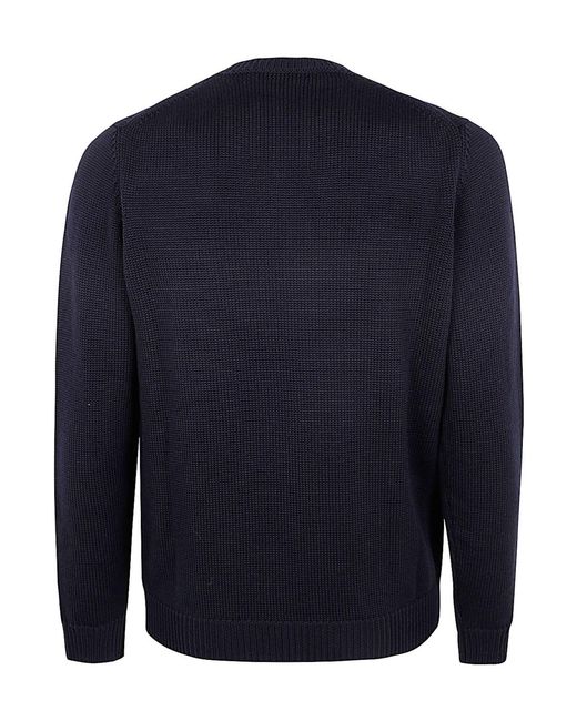 Nuur Blue Long-Sleeved Sweater for men