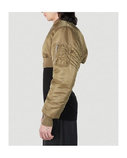 VTMNTS Multicolor Short Pilot Jacket for men