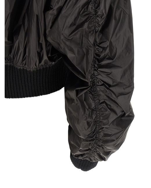 Rick Owens Black 'Secchia Flight' Bomber Jacket for men