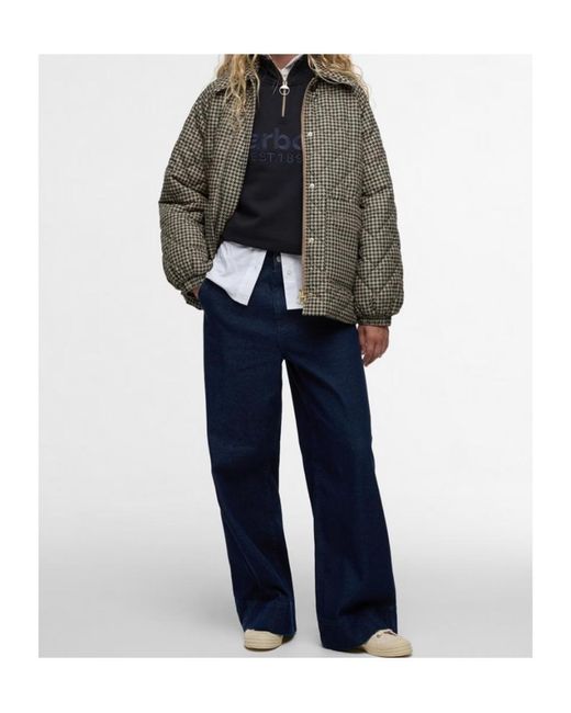 Barbour Gray Quilted Jacket