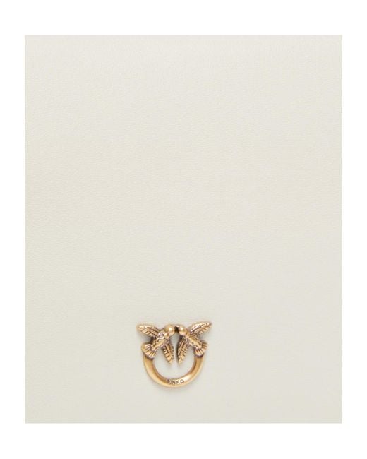 Pinko Natural Half Moon Mini Crossbody Bag