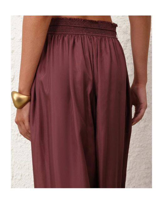 Zimmermann Red Aster Harem Pant