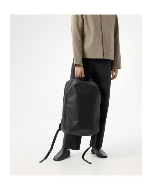 Veilance Black Anodic Backpack for men