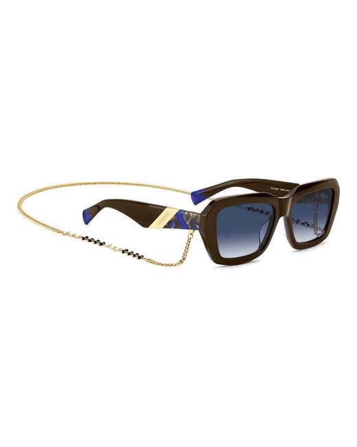 Missoni Blue Logo Detail Sunglasses
