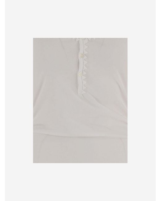 Jacquemus Women's White Le Debardeur Clavela Sleeveless Tank Top