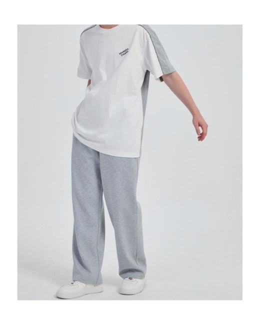 Marissa Chiara Gray Webbing Sweatpants for men