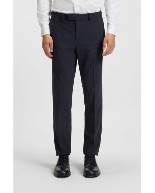 Boss Blue Boss Two-Piece Single-Breasted Suit for men