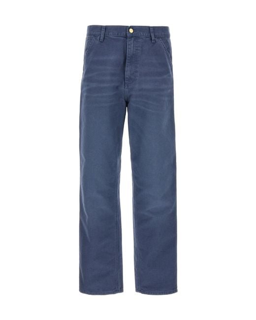 Carhartt Blue Single Knee Pants for men