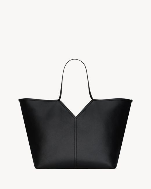 Saint Laurent Black Y Compact Tote Bag