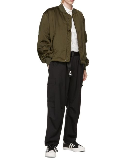 Y-3 White Longline Chest Pocket Shirt for men