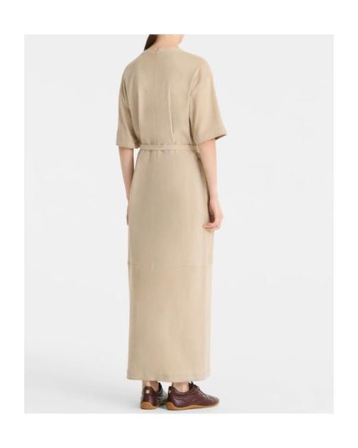 Longchamp Natural Leather Long Dress