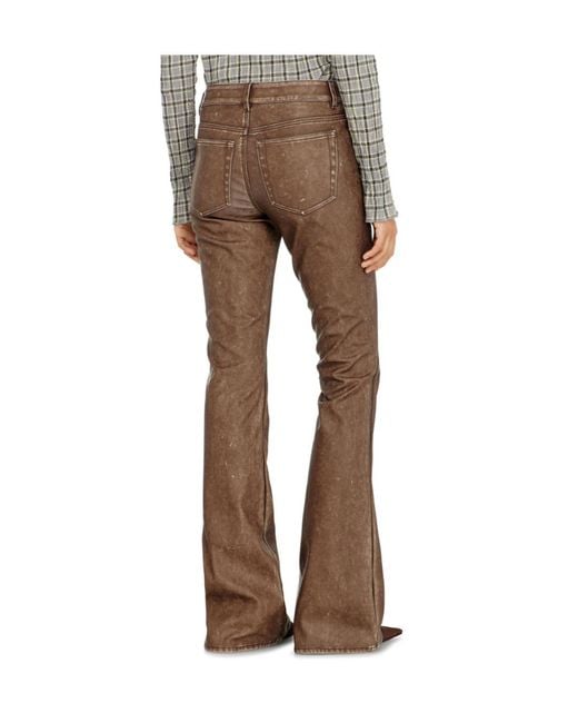 DIESEL Brown Bootcut Pants