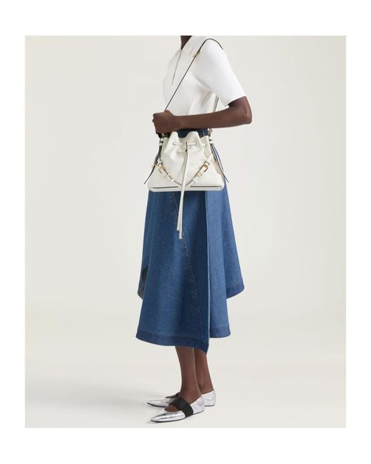 Givenchy White Small Voyou Bucket Bag