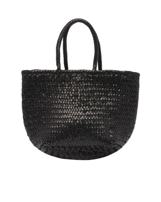 Dragon Diffusion Black Grace Small Basket Bag