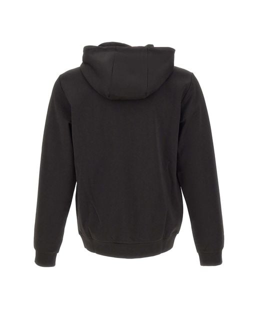 EA7 Gray Hooded Zip-Up Sweatshirt for men