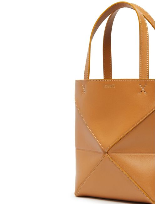 Loewe Brown Puzzle Mini Shoulder Bag