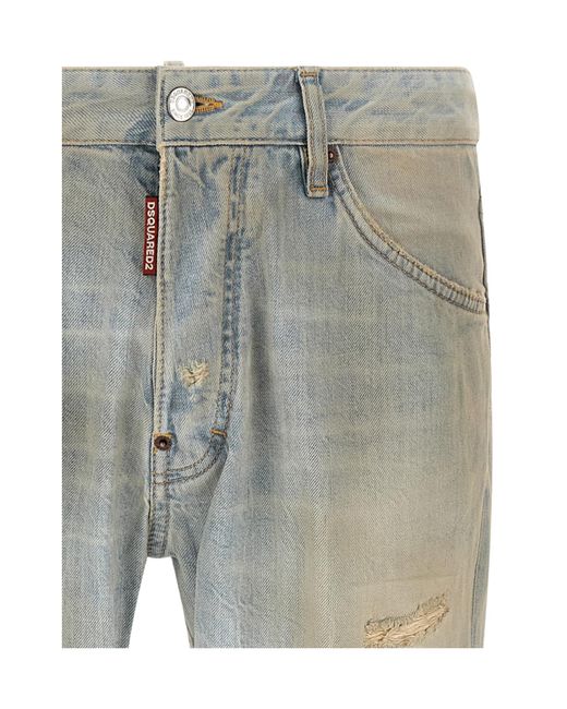 DSquared² Gray Denim Jeans for men