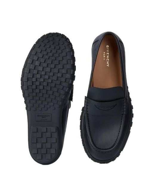 Givenchy Black Echo Loafers for men