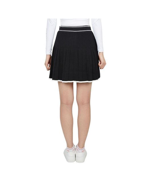 J.Lindeberg Black Knitted Midi Skirt