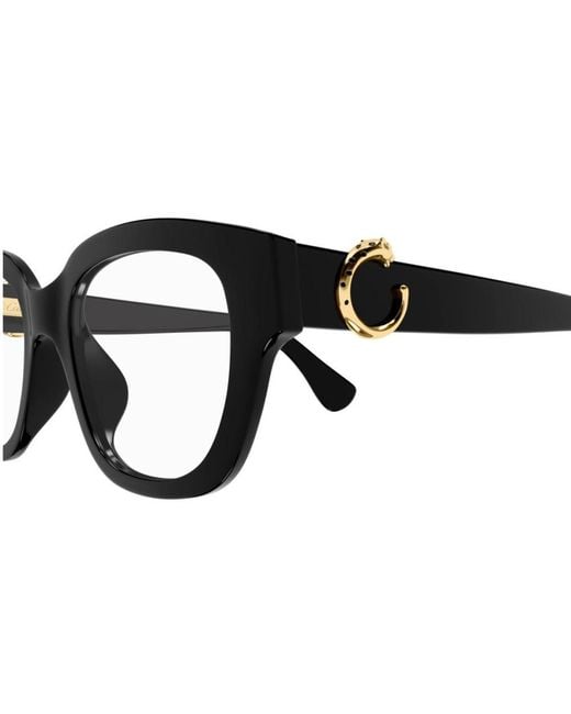 Cartier White Rectangle Frame Glasses