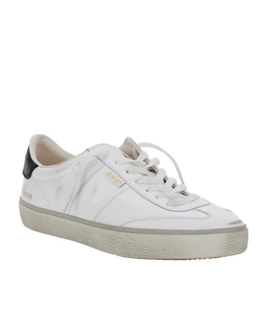Golden Goose Deluxe Brand White Soul Star Lace-Up Sneakers for men