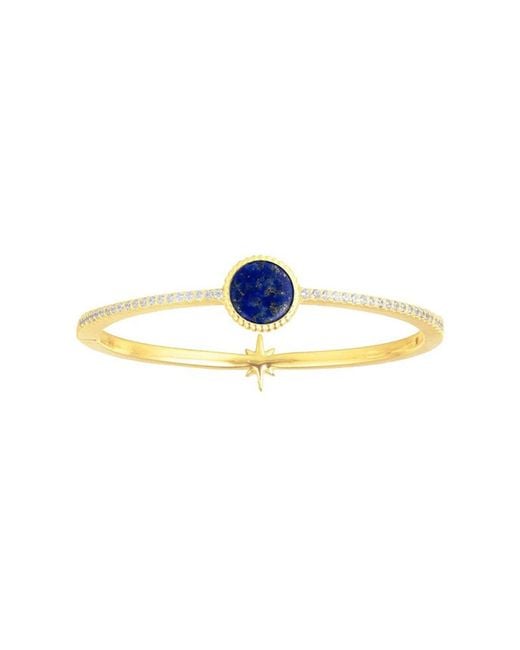 Apm Monaco Blue Golden Crystal Inlaid Diamond Meteor Lapis Lazuli Bracelet