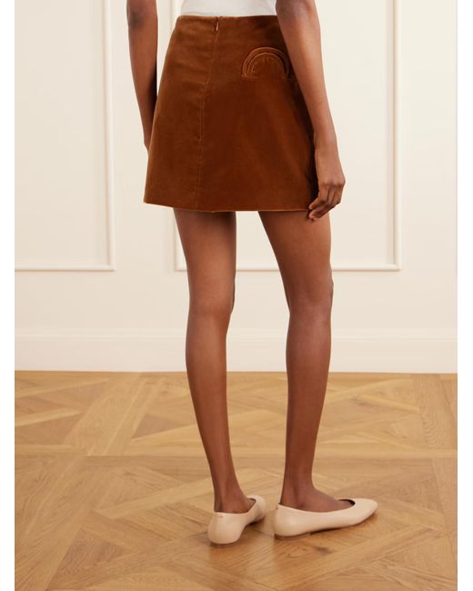Blazé Milano Brown Jealousy Mini Skirt