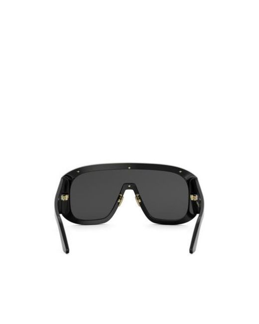 Dior Gray Eyewear Graphique M2U Shield Sunglasses