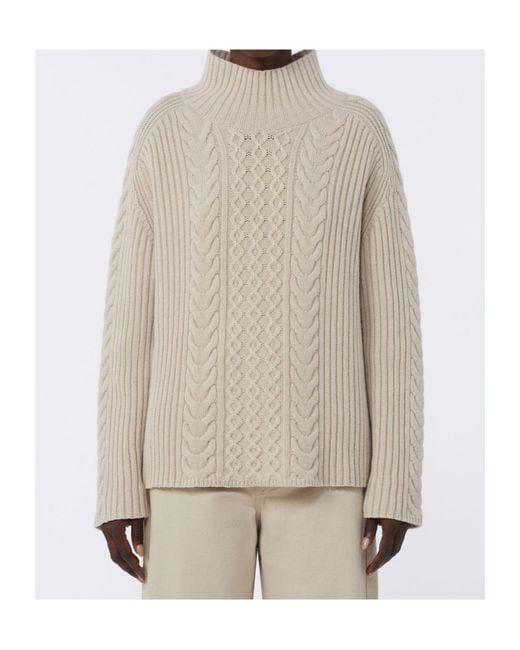 Max Mara Natural Smmmiele High-Neck Jumper