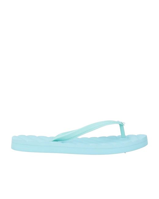 Tory Burch Blue Minimalist Comfortable Non-Slip Flip-Flops