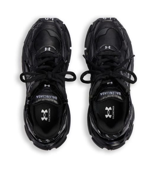 Balenciaga Black Under Armour Runner Ripstop Sneaker