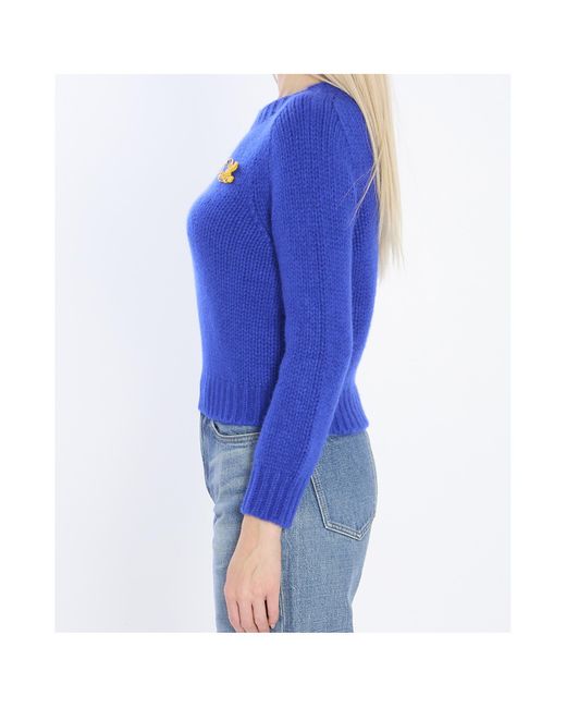 Céline Blue Crewneck Sweater