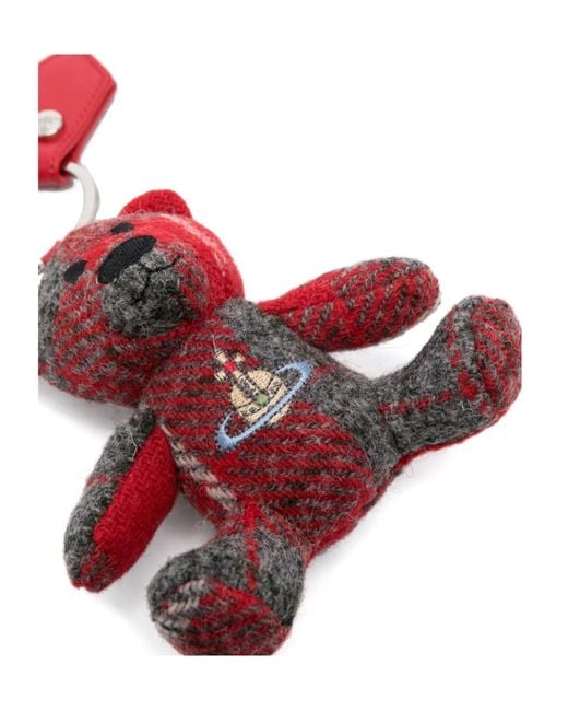 Vivienne Westwood Red Teddy Bear Keyring