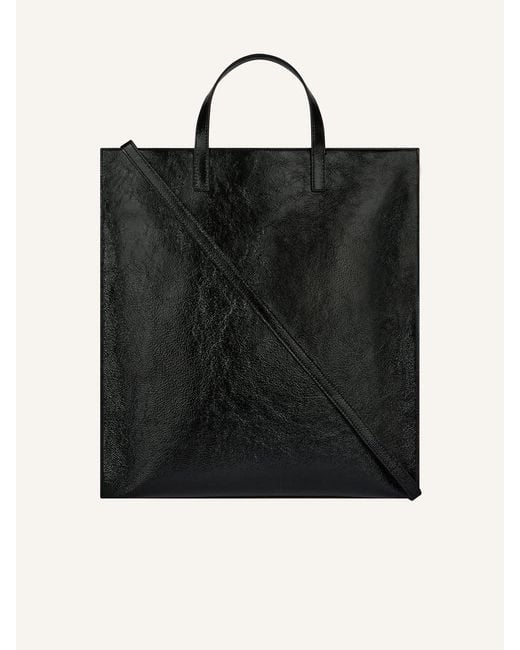 Courreges Black Naplack Tote Bag for men