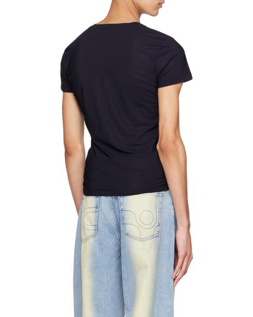 Eytys Black Be Cute Graphic T-Shirt for men