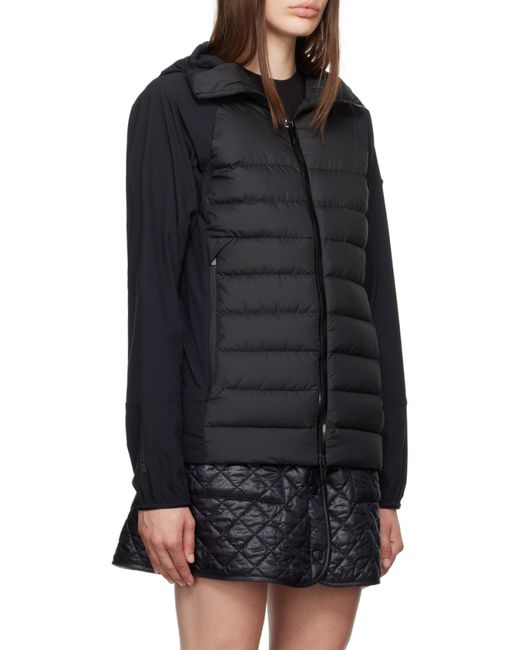 Moncler Black Somme Short Down Jacket