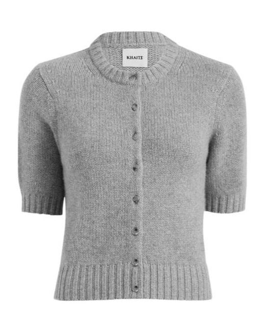 Khaite Gray Nora Cardigan