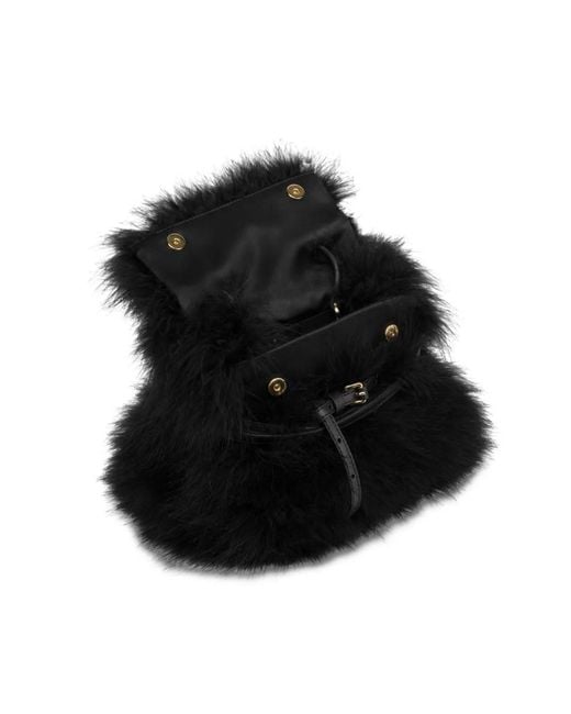 Moschino Black Tie Me Small Handbag