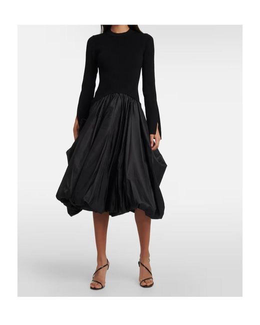 Jonathan Simkhai Black Long-Sleeved Dress