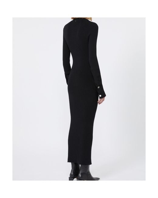 Sportmax Black Garibo Knitted Dress