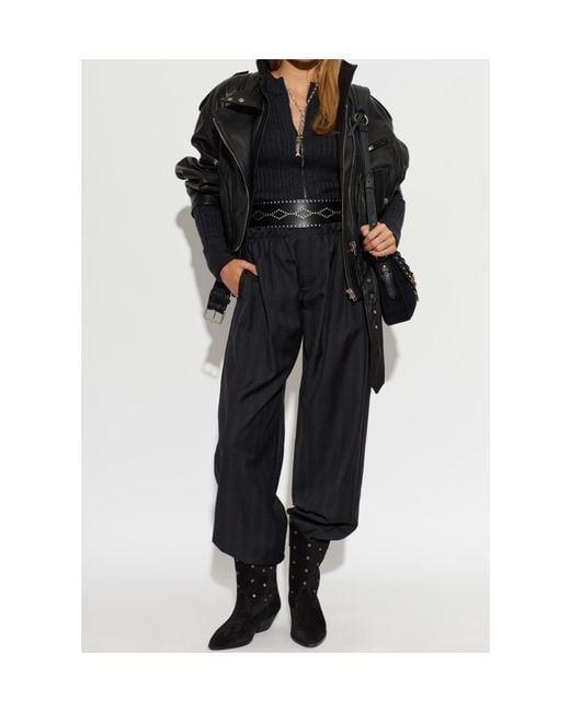 Isabel Marant Black Farza Jacket