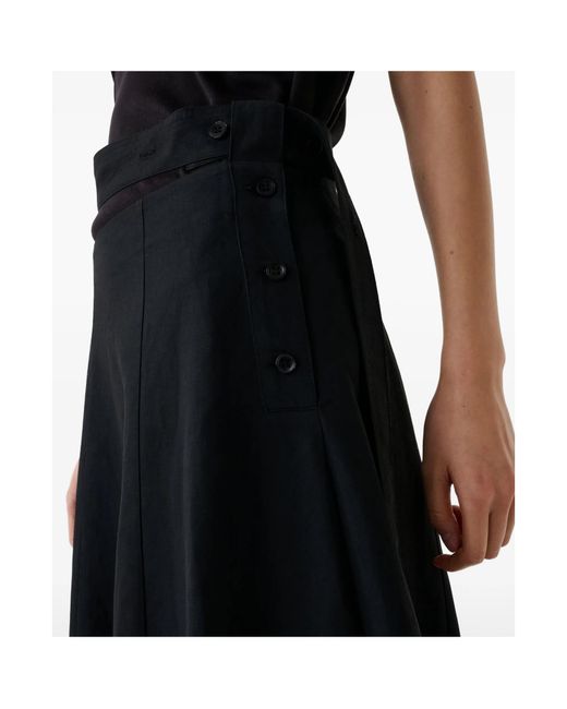 Studio Nicholson Black Belted Wrap Skirt