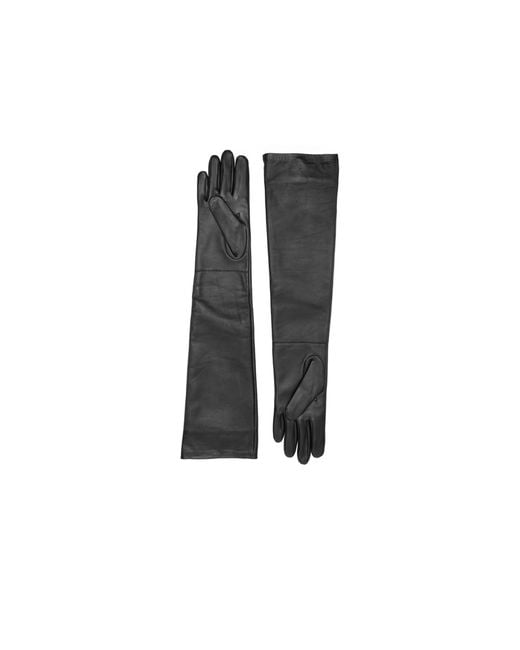 Frankie Shop Black Leather Gloves