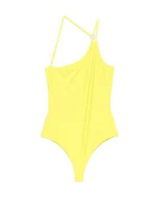 Coperni Green Logo-Appliqué Swimsuit