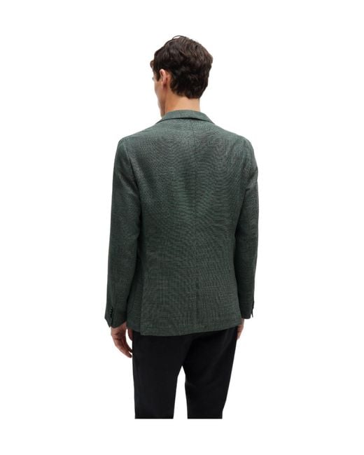 Boss Green Single-Breasted Blazer for men