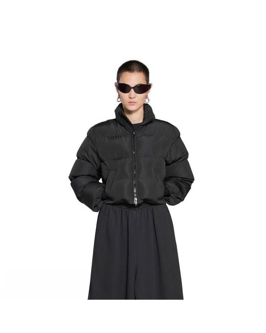 Balenciaga Black Puffer Jacket for men