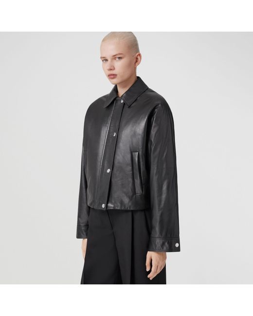 Burberry Black Equestrian Knight Buttoned Jacket