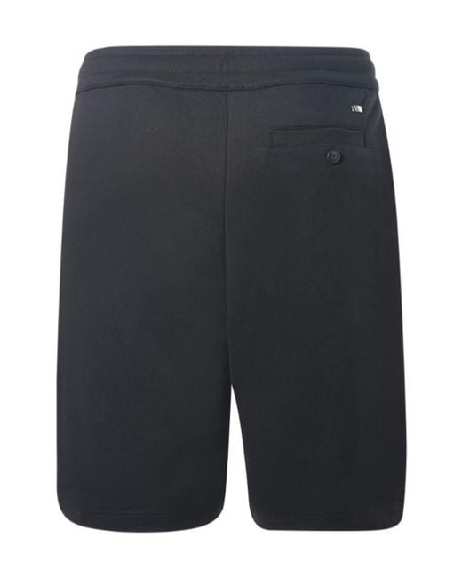 Herno Blue Logo Plaque Bermuda Shorts