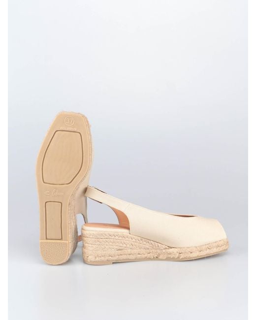 Castaner Natural Castañer Dosalia Peep-Toe Espadrilles
