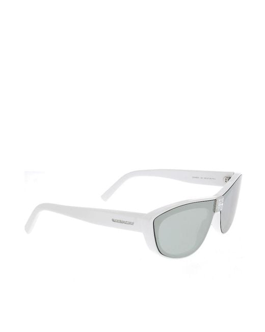 Givenchy White Eyewear Rectangular Frame Sunglasses